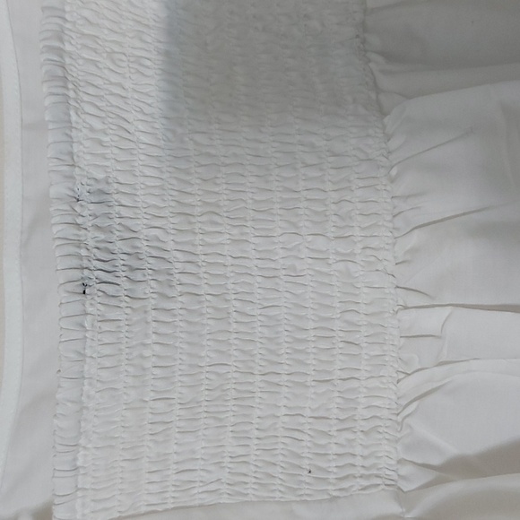 Primark White Floral Top NWOT/Sz M, Floral/Lightweight/Summer/Beach/Flared - Picture 5 of 7